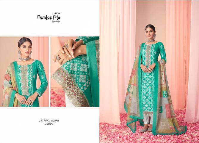 Jaipuri Adaah Vol 3 By Mumtaz Cotton Dress Material Catalog